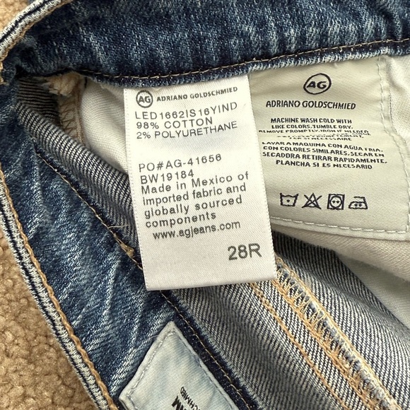 Adriano Goldschmied The Jodi High Rise Slim Flare Leg Crop Jeans Size 28 - Picture 10 of 11